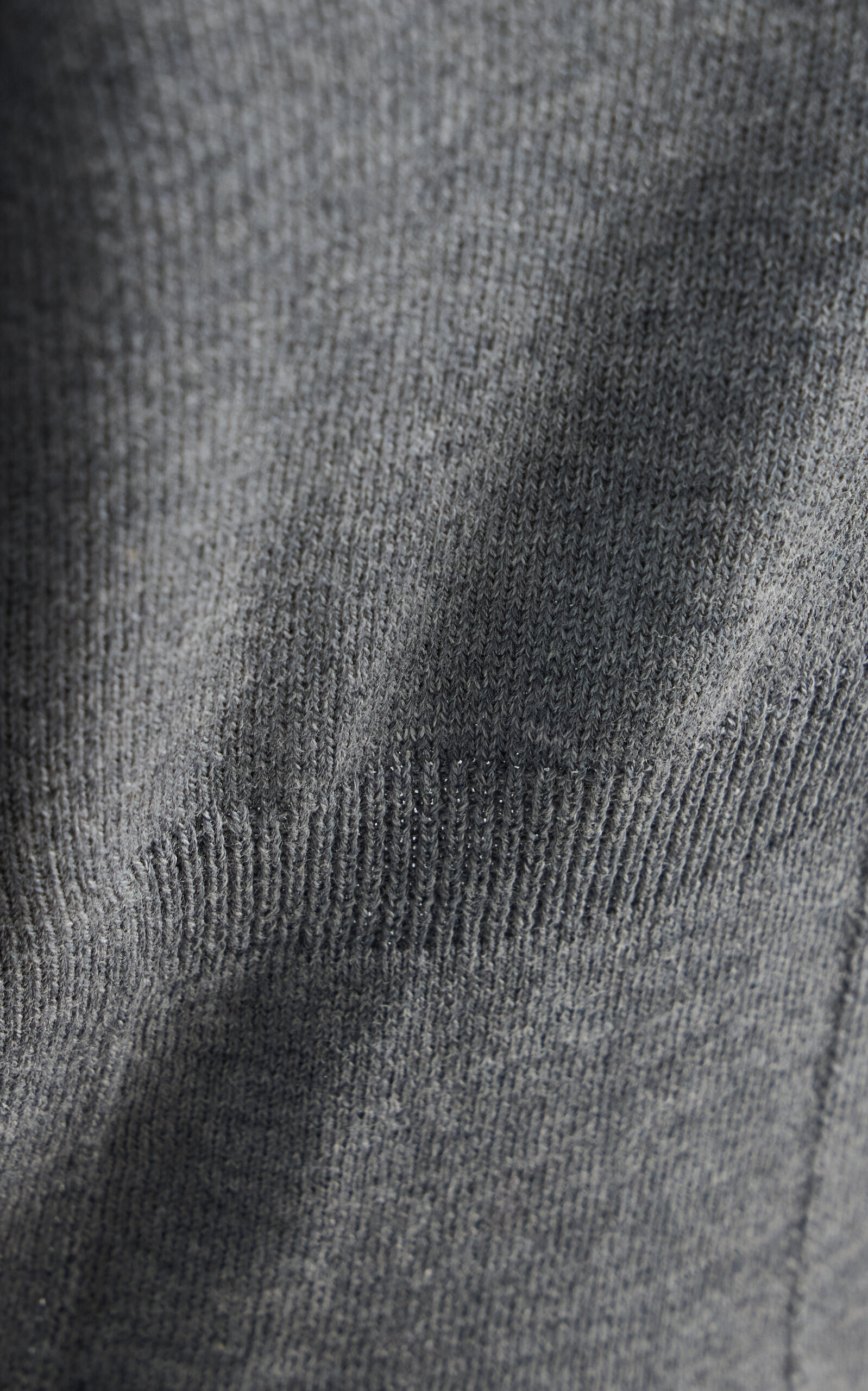 Trompe l'Oeil Wool-Cotton Cardigan grey - 5