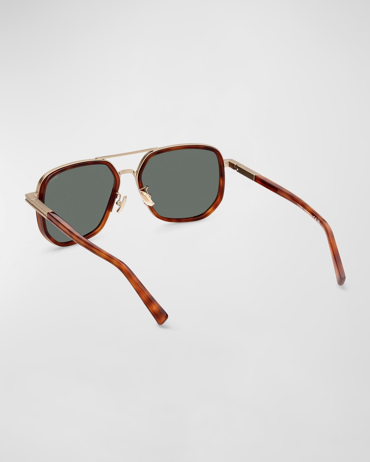Men's Metal Square Sunglasses - 2