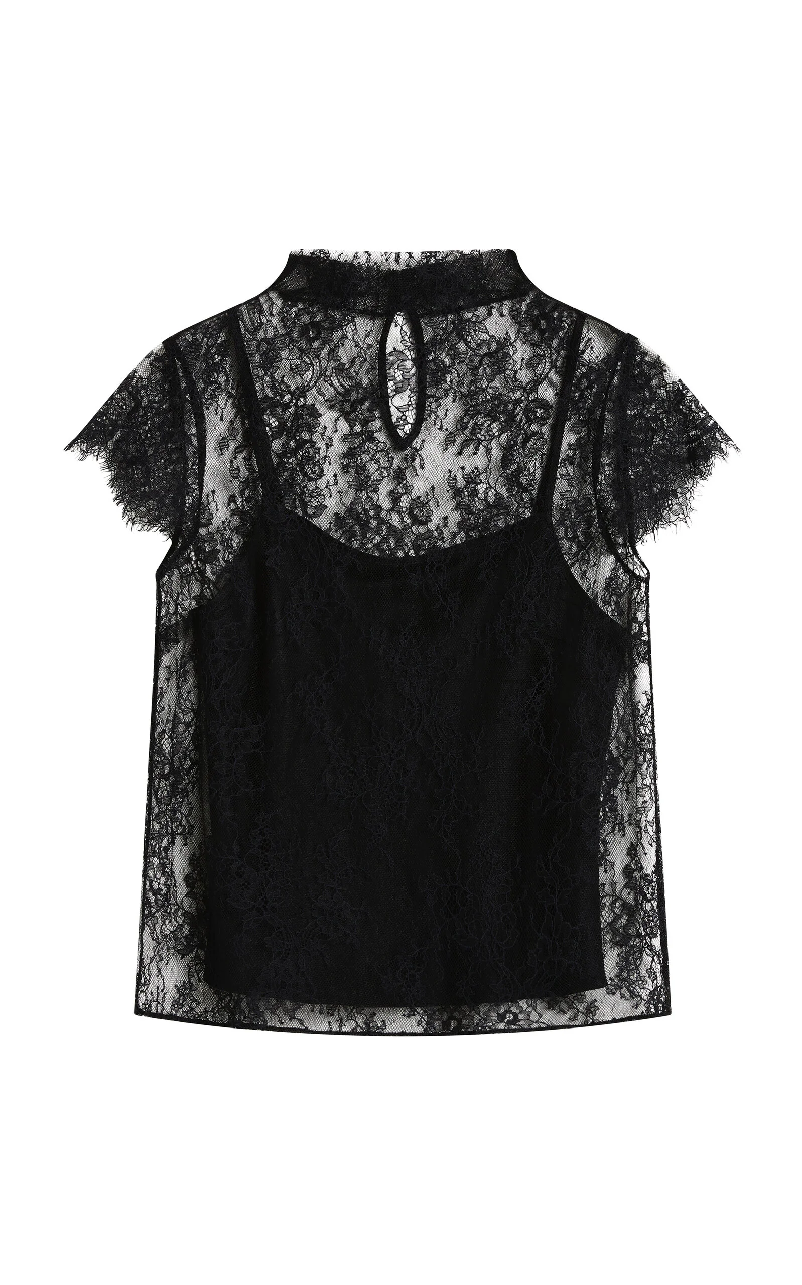 Blake Lace Silk Top - 1