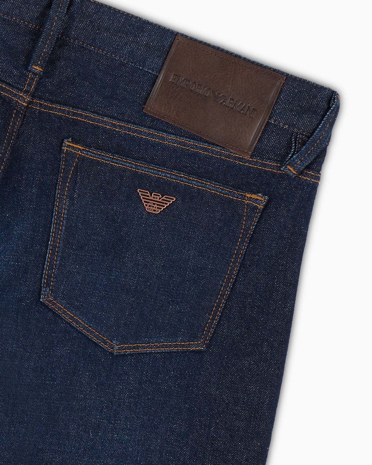 J75 Slim-fit marbleised-treatment denim jeans - 6