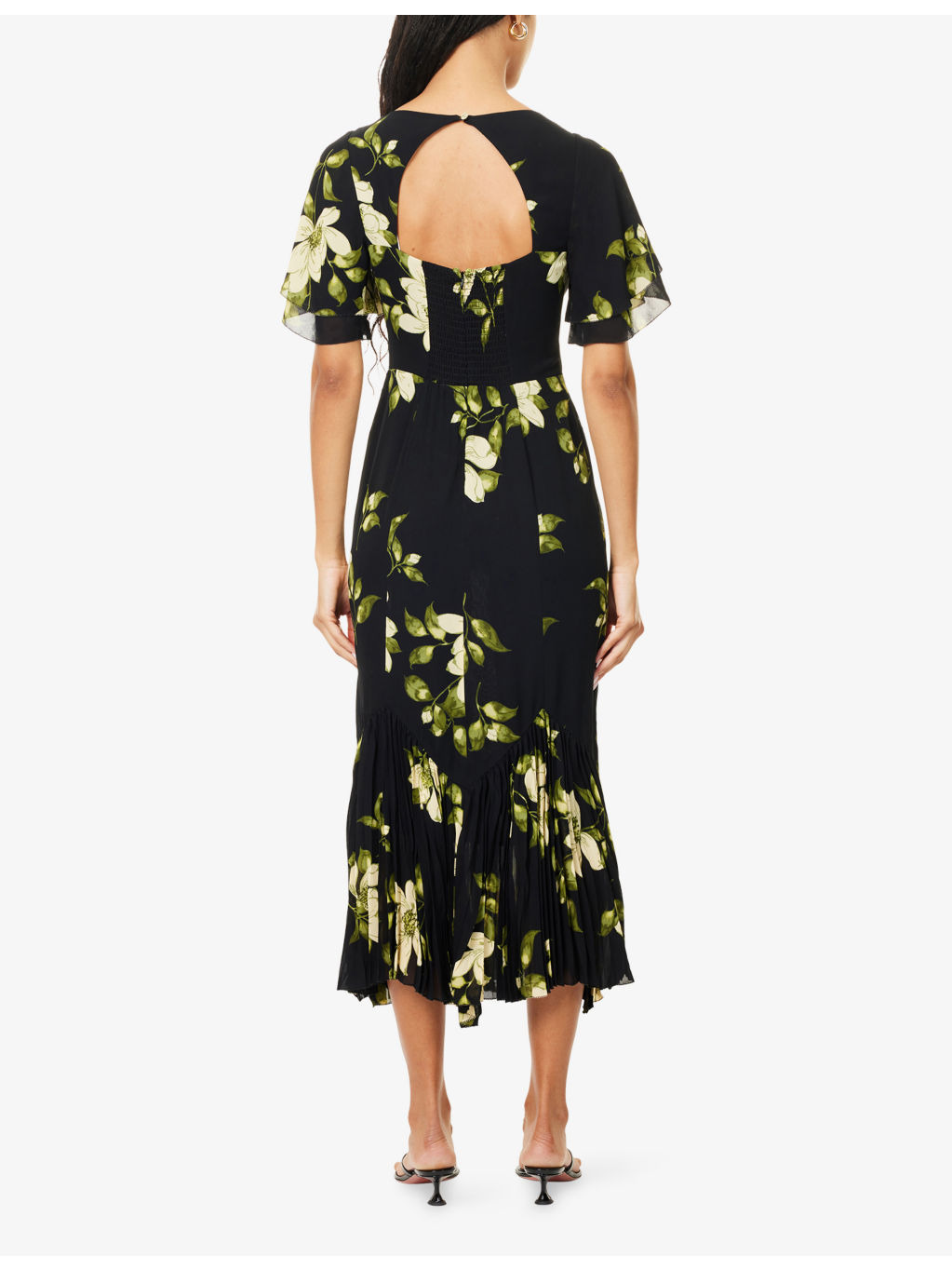 Salvia Woven Midi Dress - 4