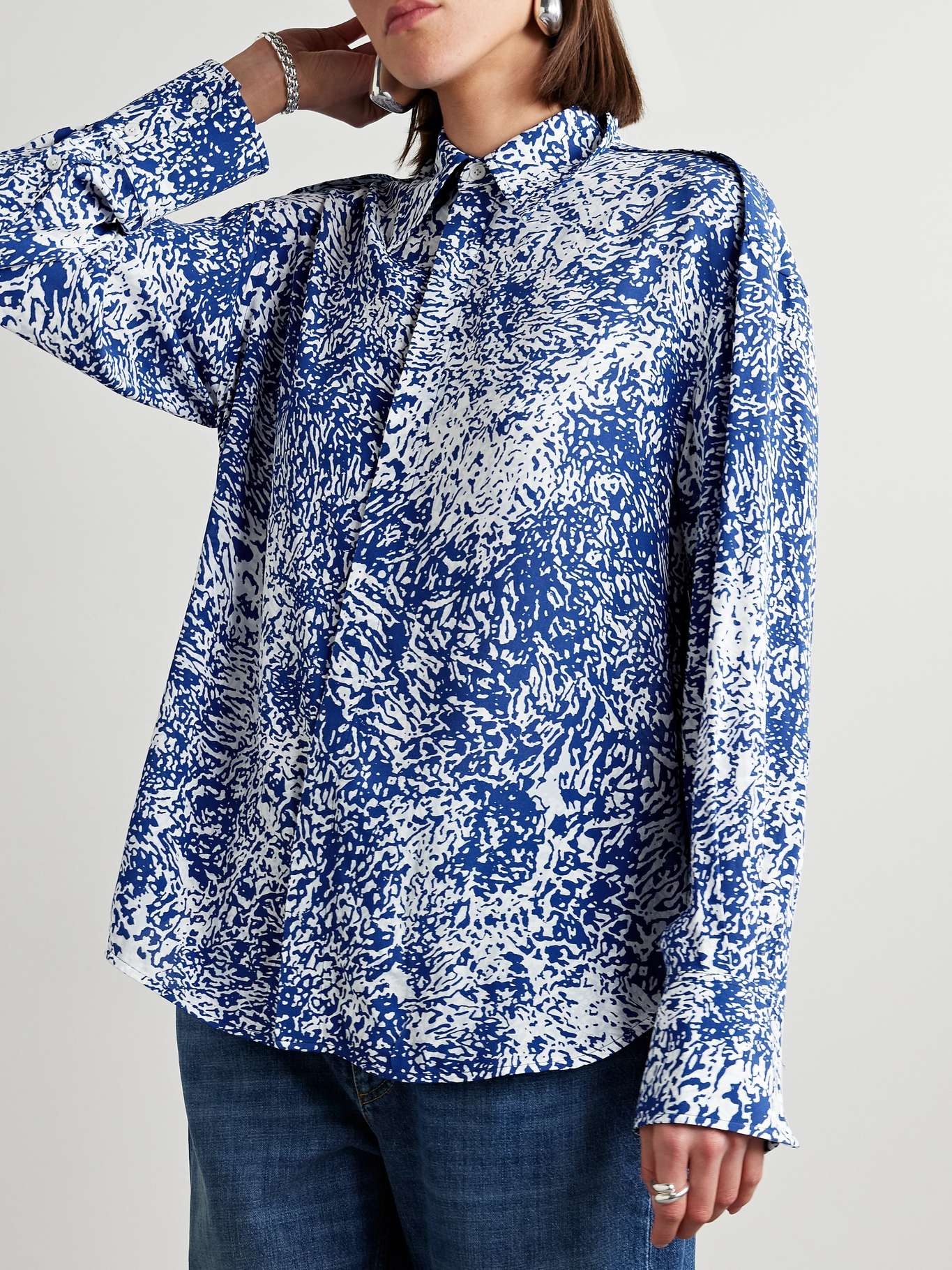 Norman printed crepe shirt - 3