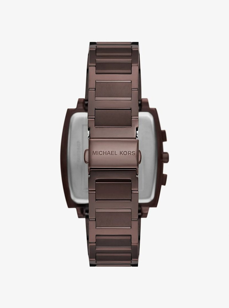 Oversized Rhys Brown-Tone Watch 3