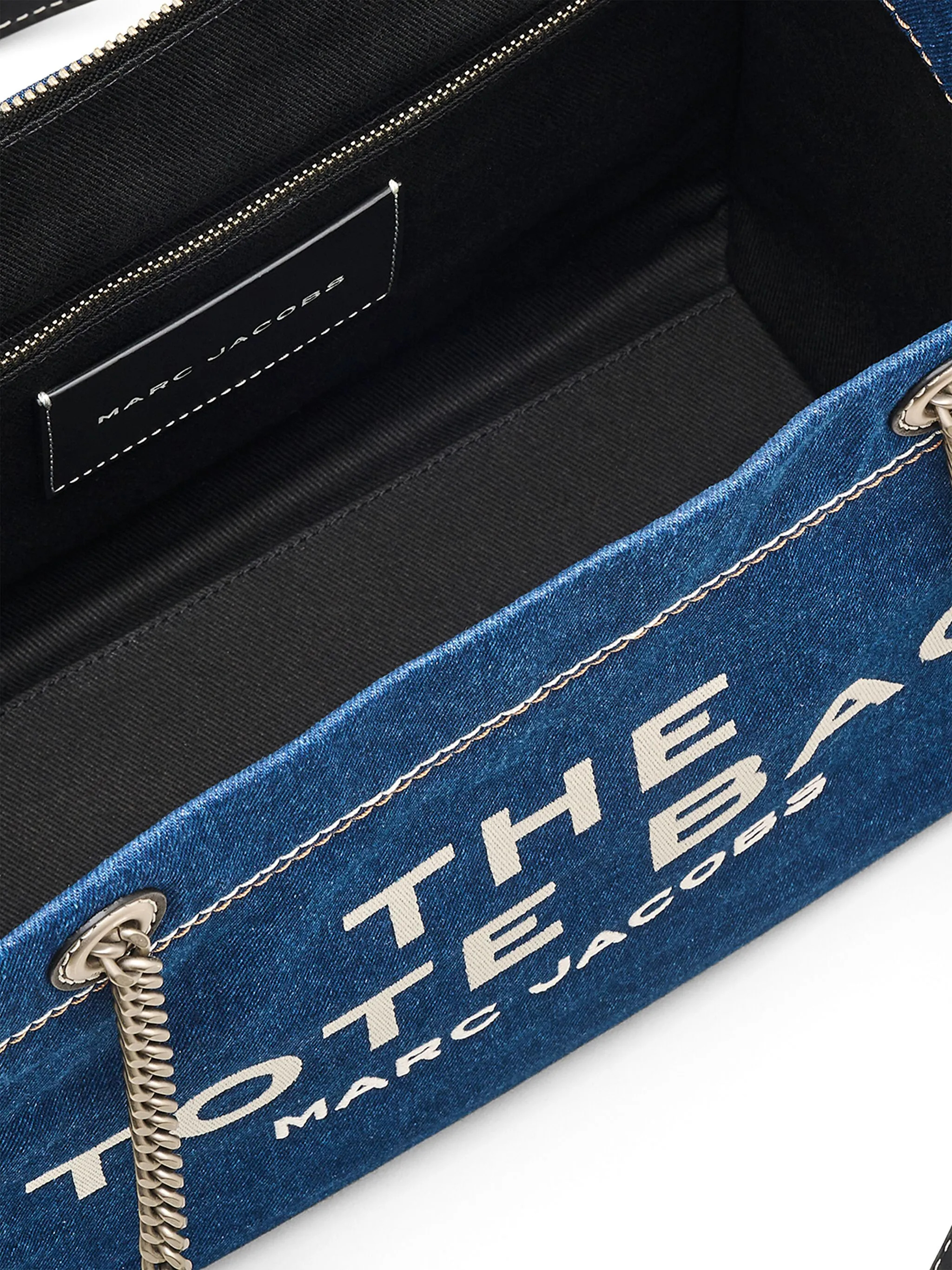 MARC JACOBS - Women The Denim Chain Medium Tote Bag - 7