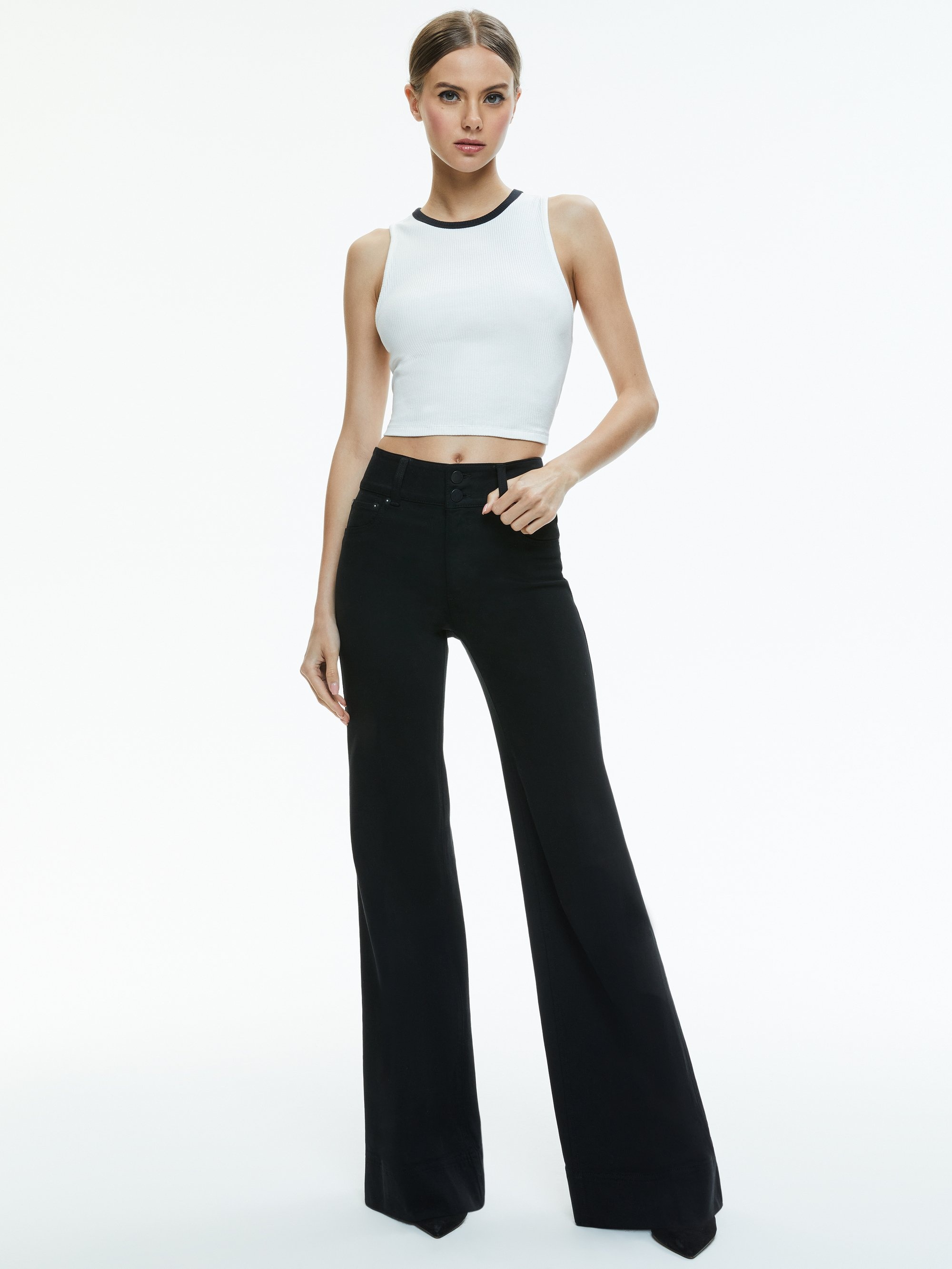 ANDRE FITTED CROPPED TANK - 2