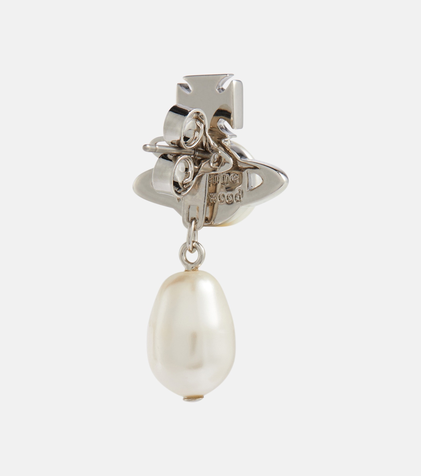 Inass faux pearl drop earrings - 5