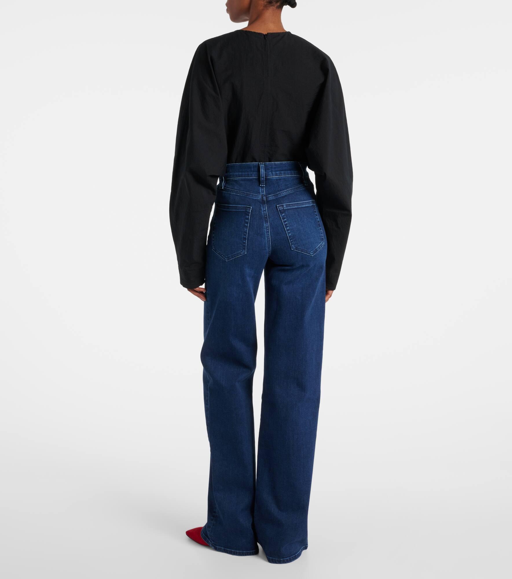 Le Slim Palazzo wide-leg jeans - 3