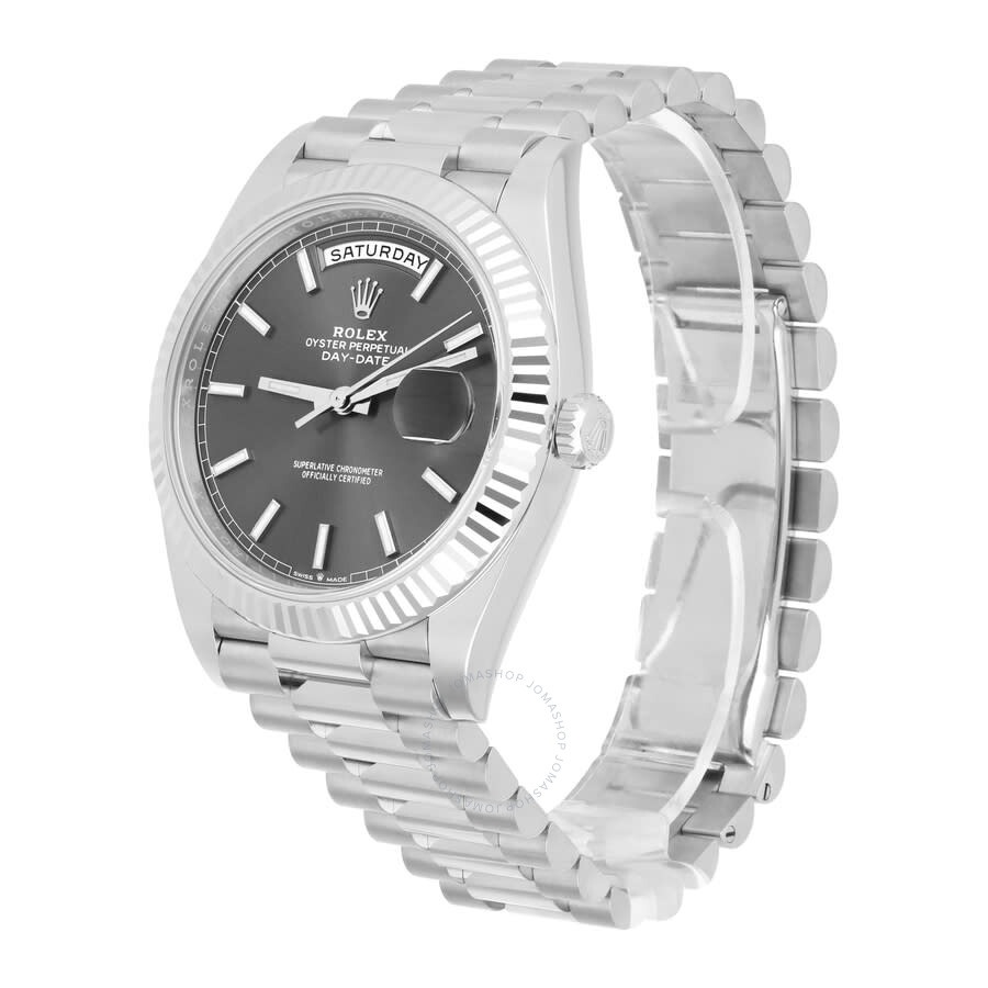 Rolex Day-date Automatic Chronometer Grey Dial Men's Watch 228239RSP - 4