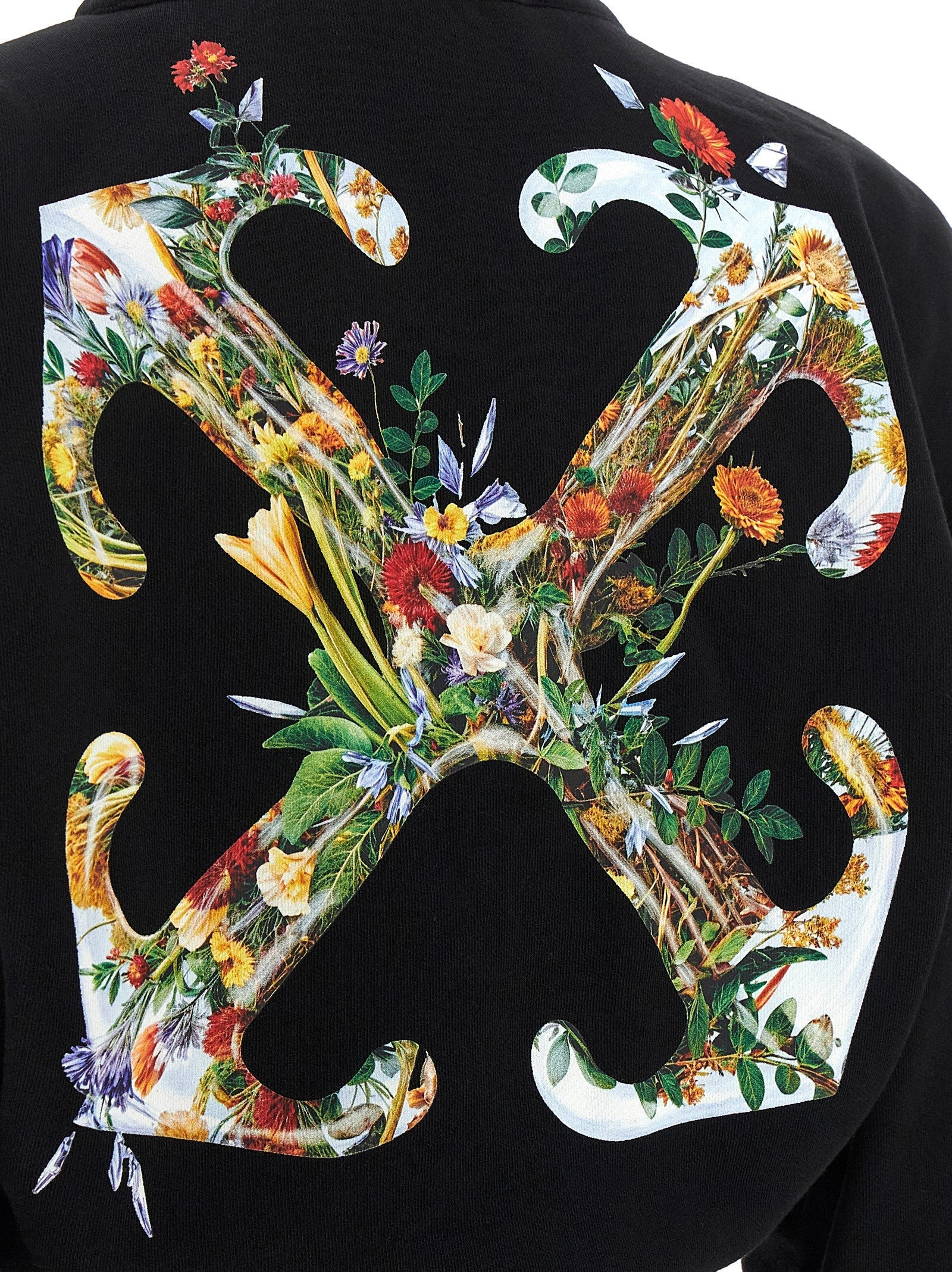 Off-White Women 'Arrow Glass Flower' Sweatshirt - 4