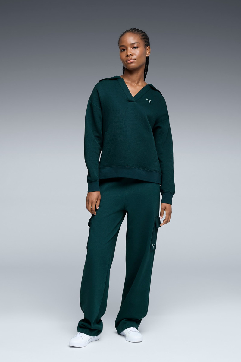 PUMA Elevated Essentials Women's Jacquard Hoodie 5