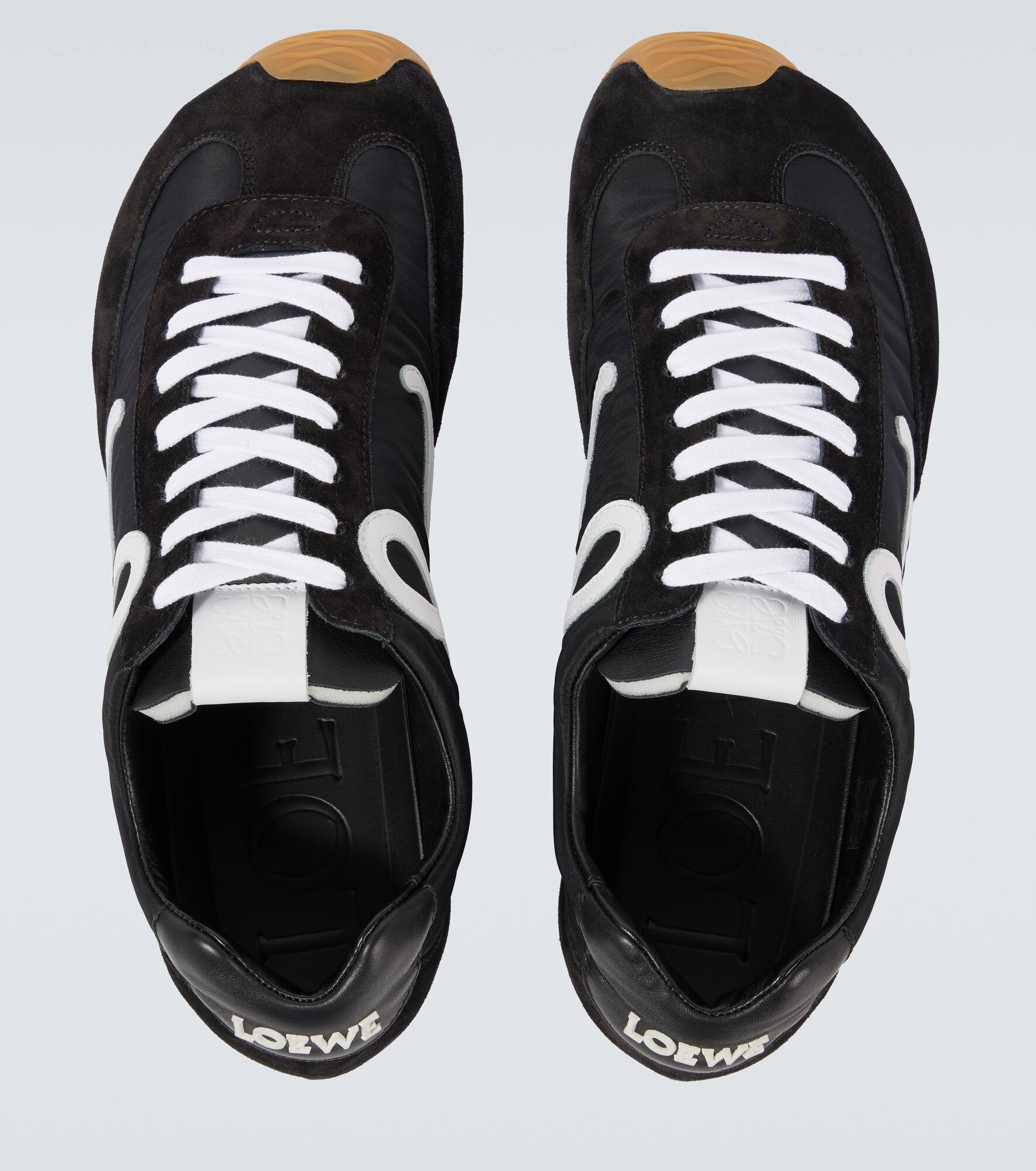 Ballet Runner 2.0 leather-trimmed sneakers - 4