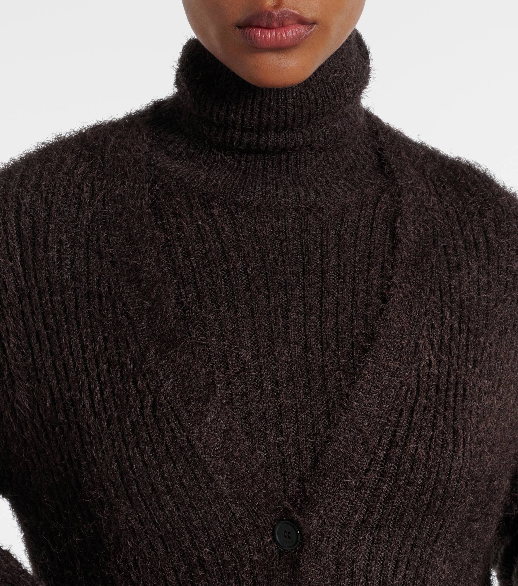 Silk and cashmere cardigan - 4