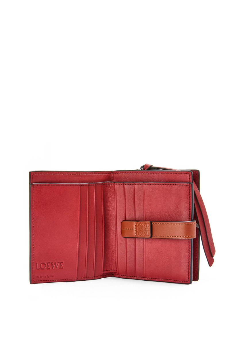 Loewe Compact zip wallet in soft grained calfskin outlook