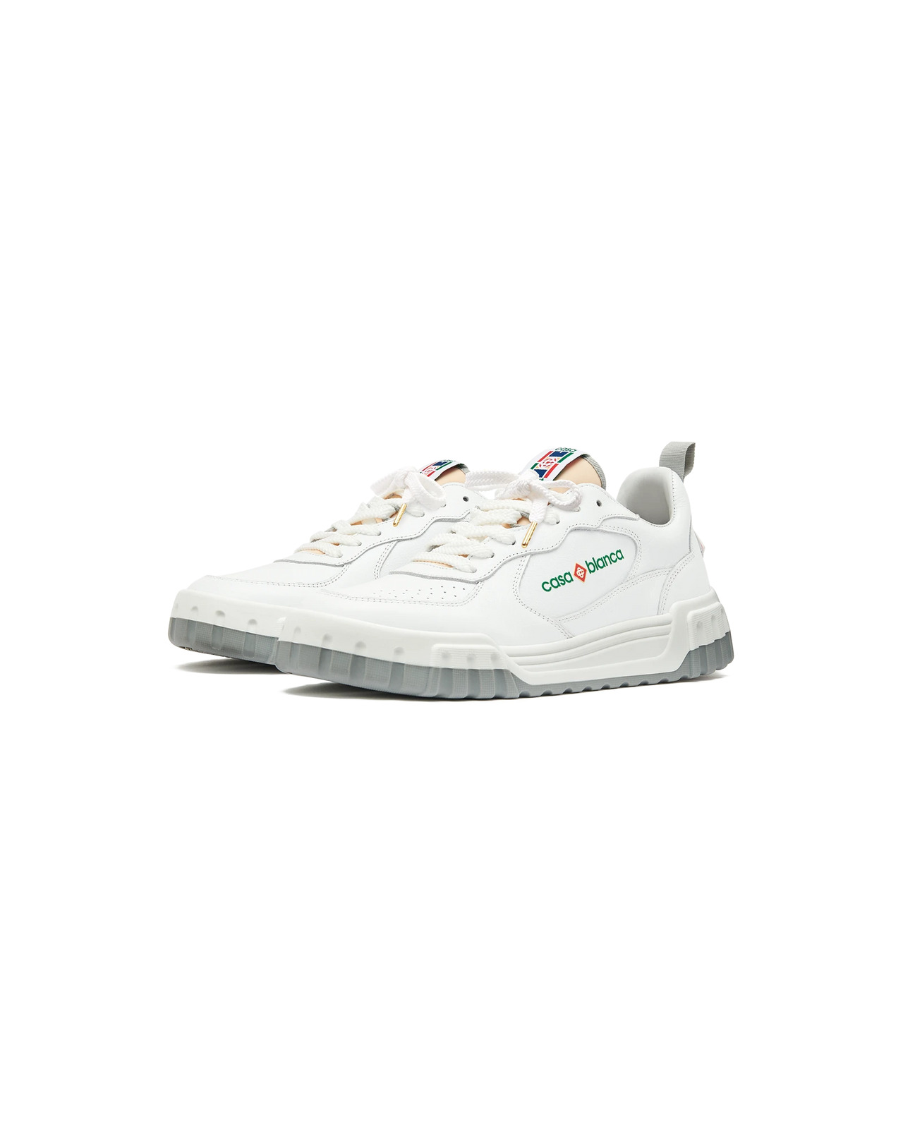 Mens Court White & Grey Sneaker | Casablanca Paris - 6