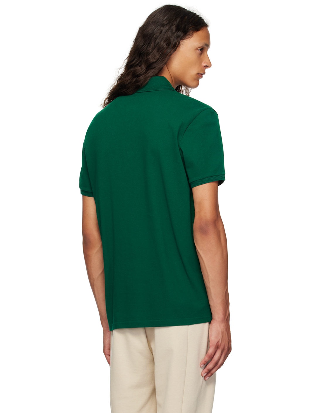 Green Logo Patch Polo - 3