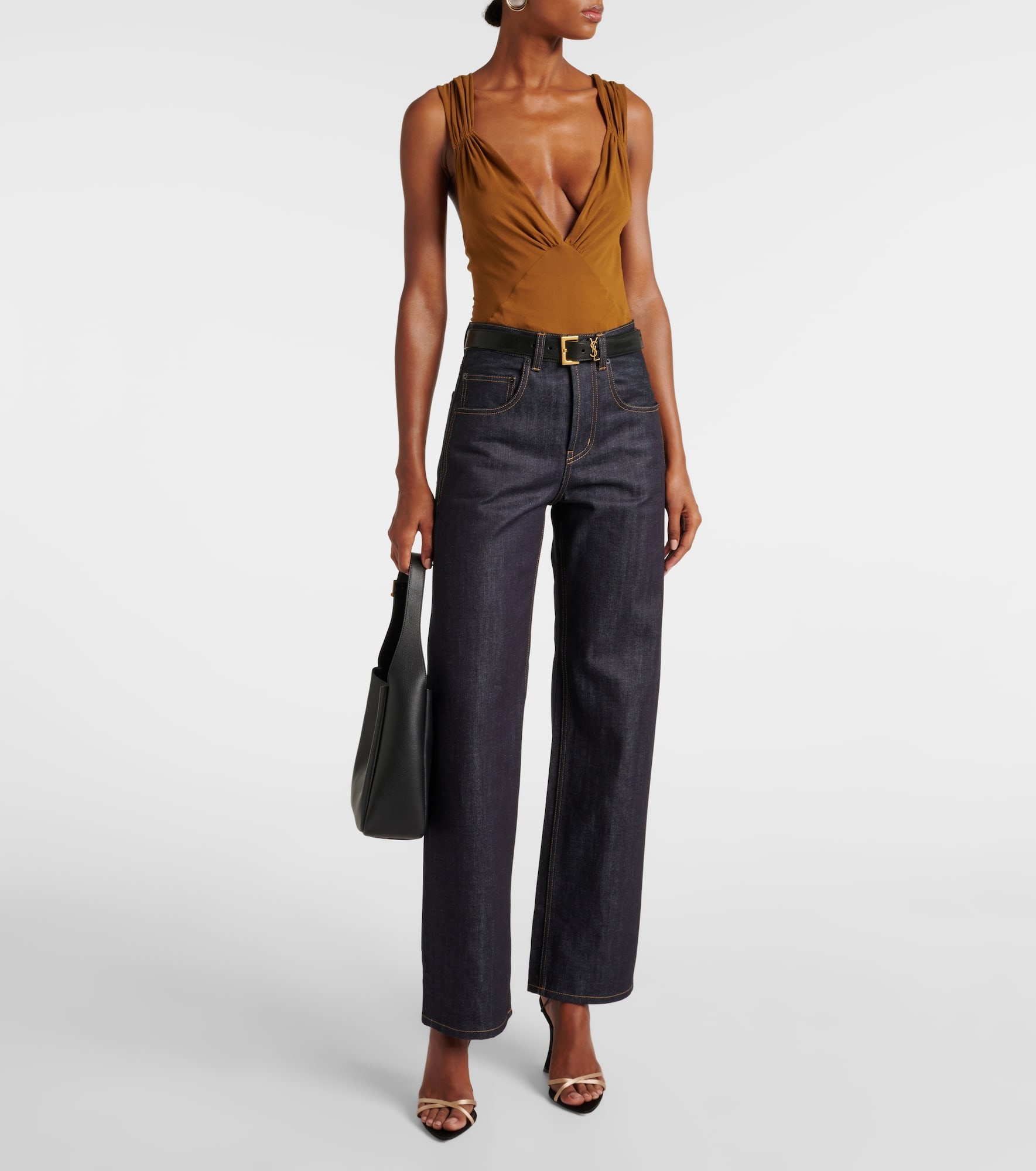 Mid-rise straight jeans - 2