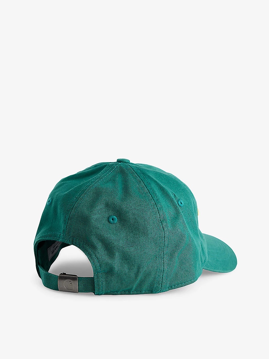 Script Embroidered Cotton Baseball Cap - 3