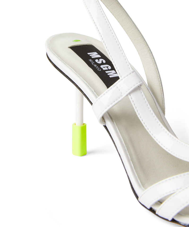 Patent leather slingback pumps 4