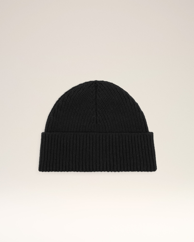 BLACK WOOL AMI DE COEUR BEANIE 4