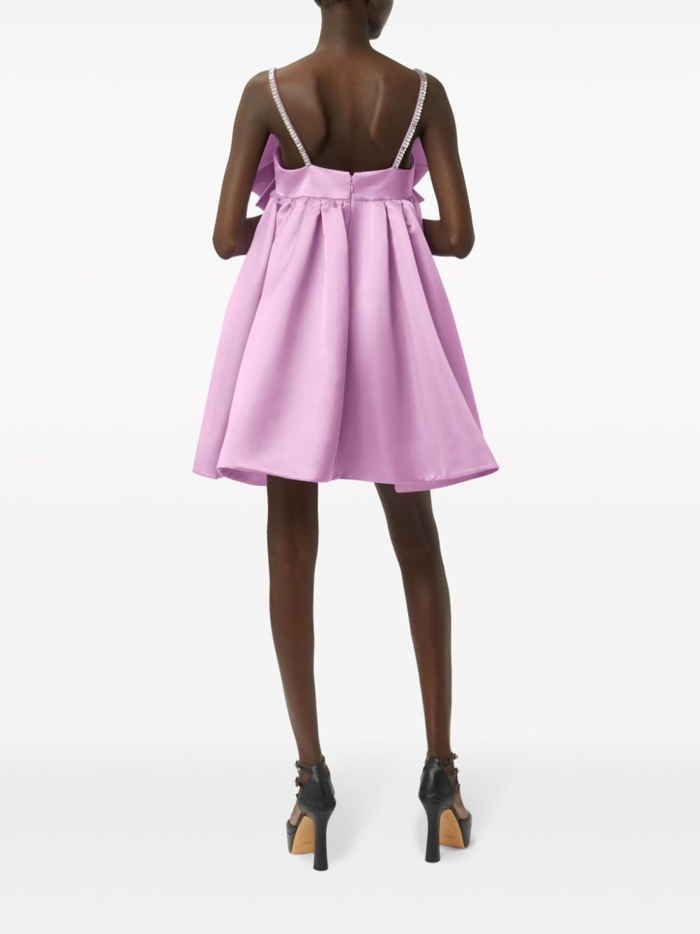 NINA RICCI ワンピース Duchess embellished satin 904190 NINA RICCI Duchess embellished satin minidress | mytheresa