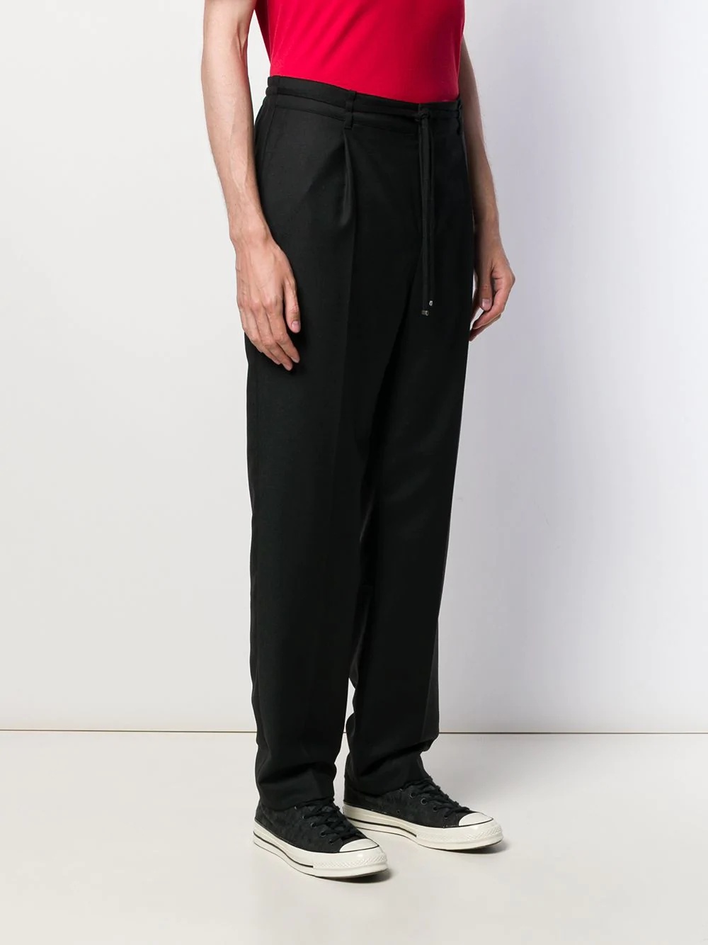 belted tailored trousers - 3