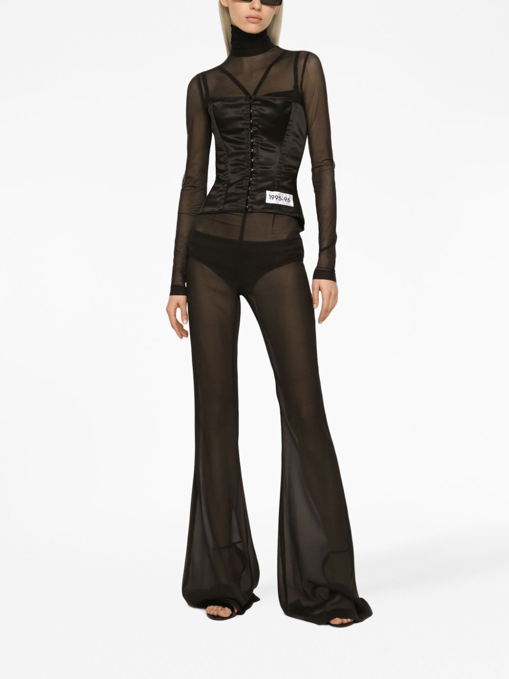 Re-Edition sleeveless bustier top - 3