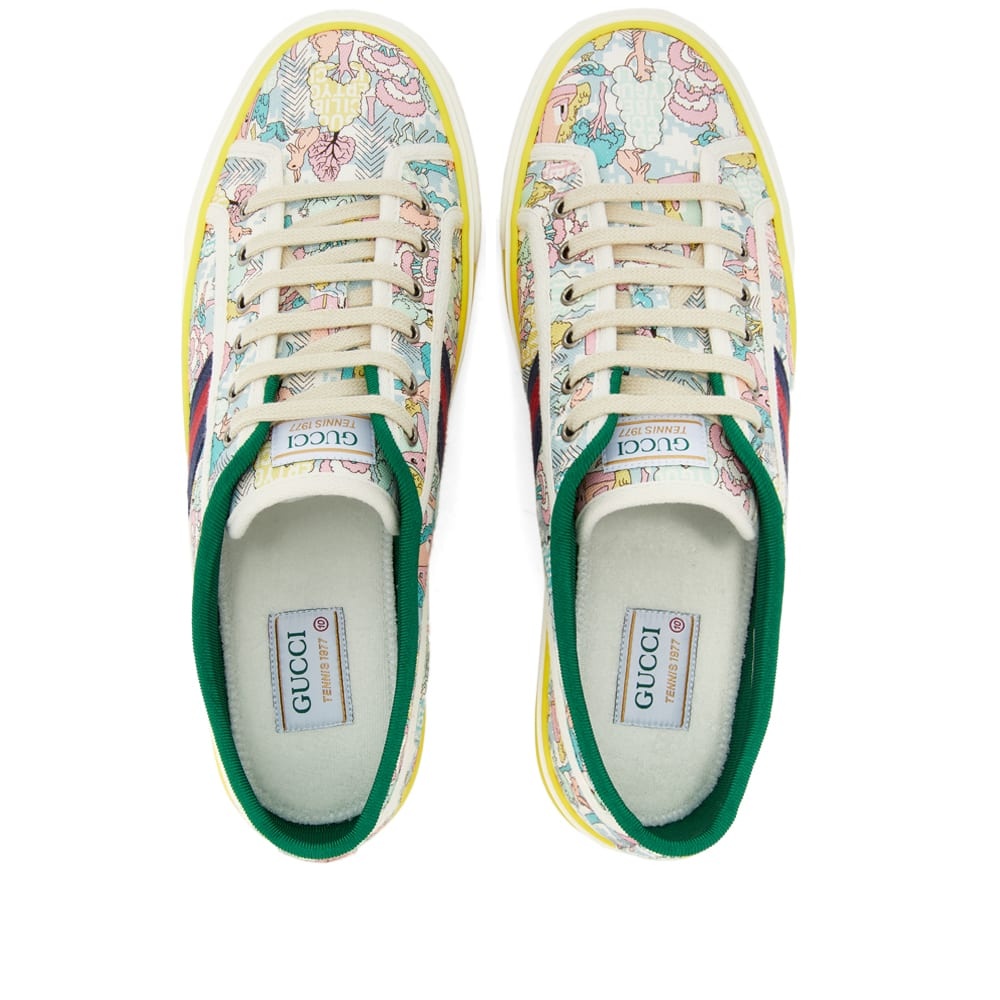 Gucci Tennis 1977 Liberty Printed Canvas Sneaker - 5