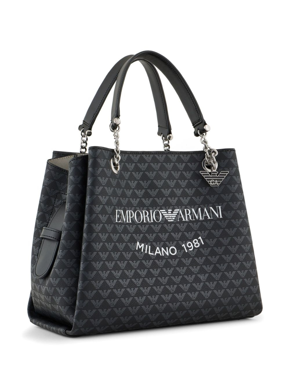 Milano 1981 logo-print tote bag - 3