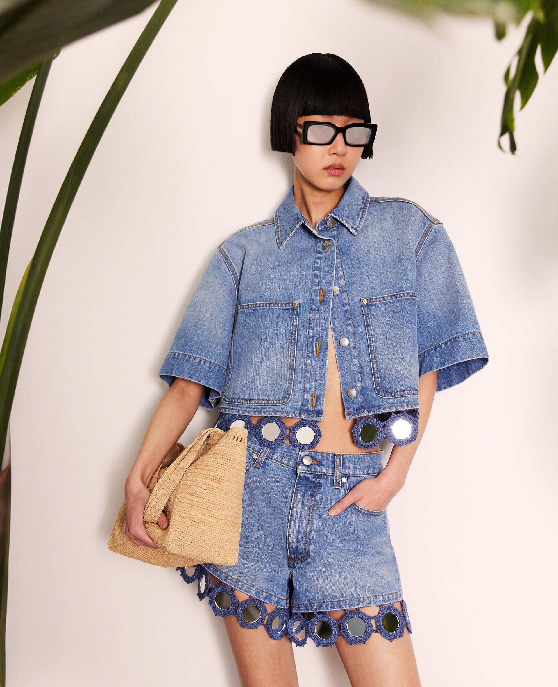 Mirror Crochet Boxy Shirt - 7