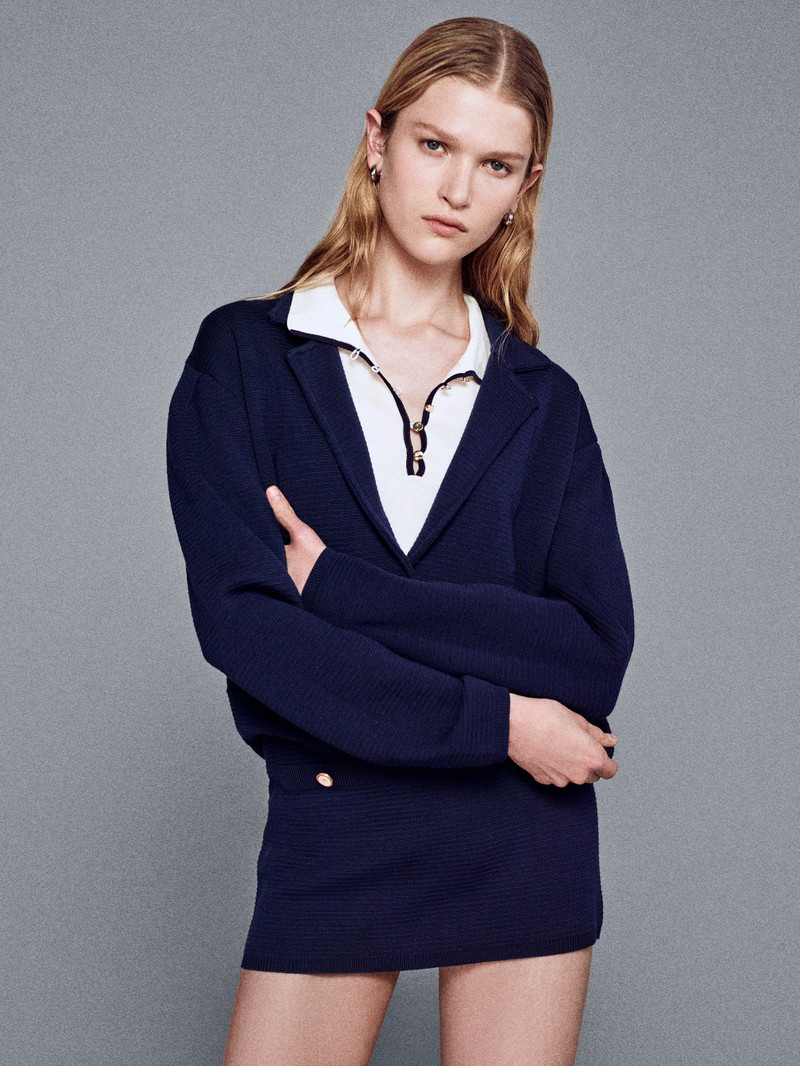 FRAME The Cruise Skirt in Dark Navy outlook