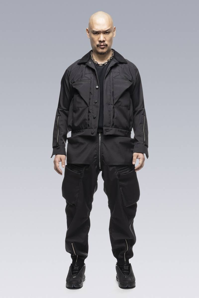 ACRONYM J86-GTB Composite Nylon Work Jacket Black - J86-GTB_SS23
