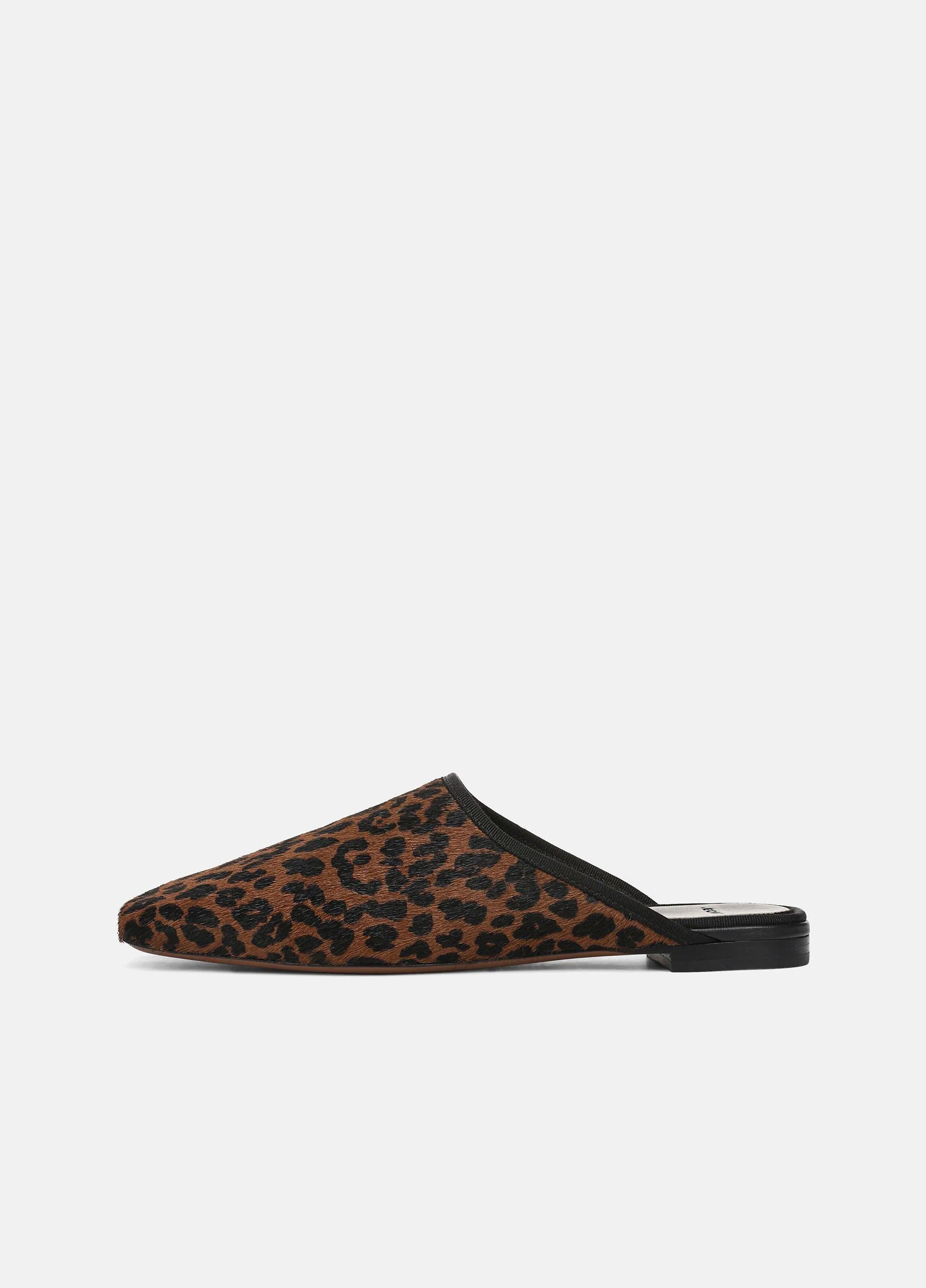 Dakota Leopard-Print Calf Hair Mule - 1
