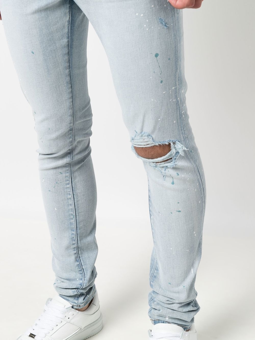 ripped skinny-cut jeans - 5