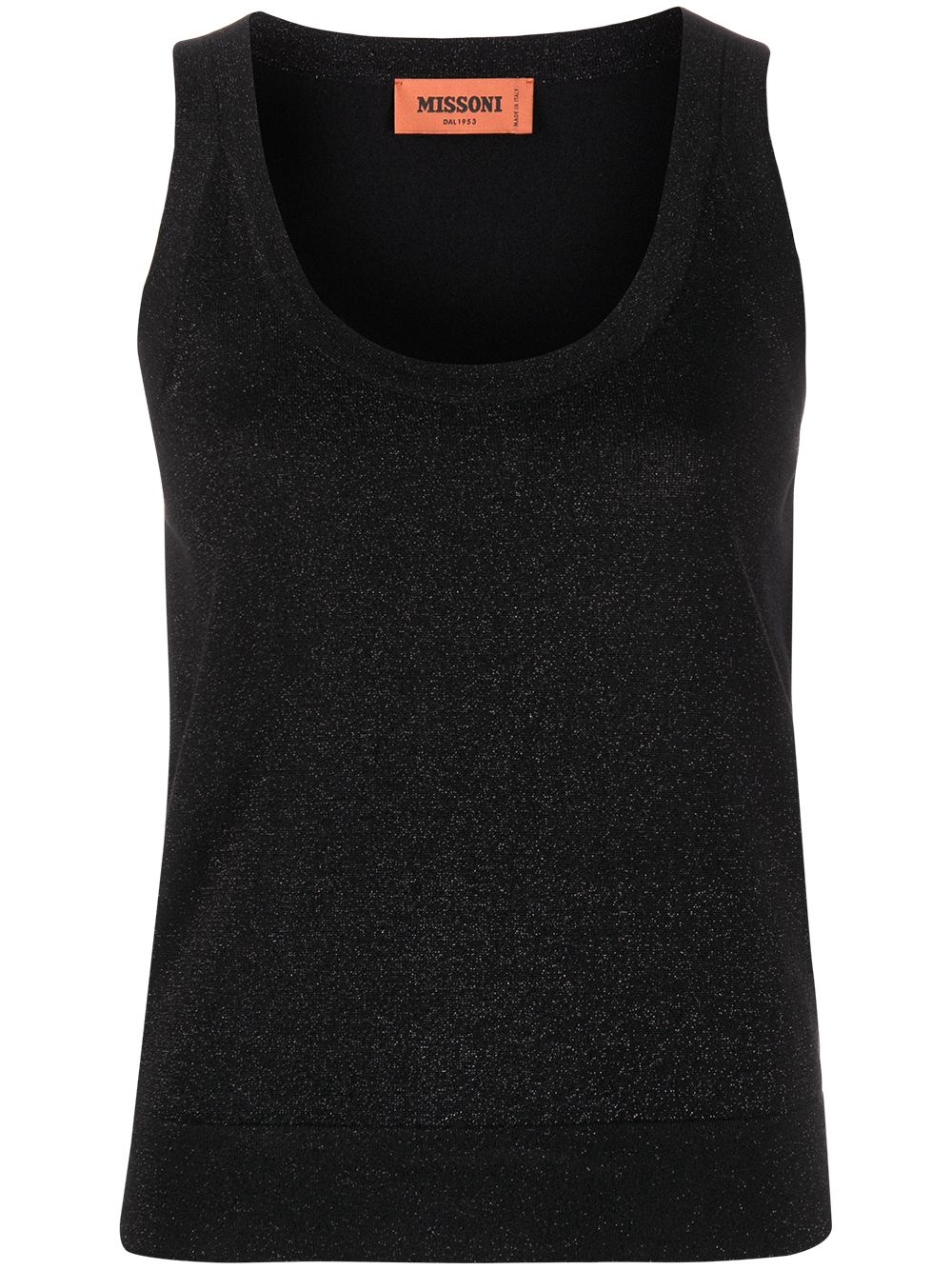 metallic effect tank top - 1