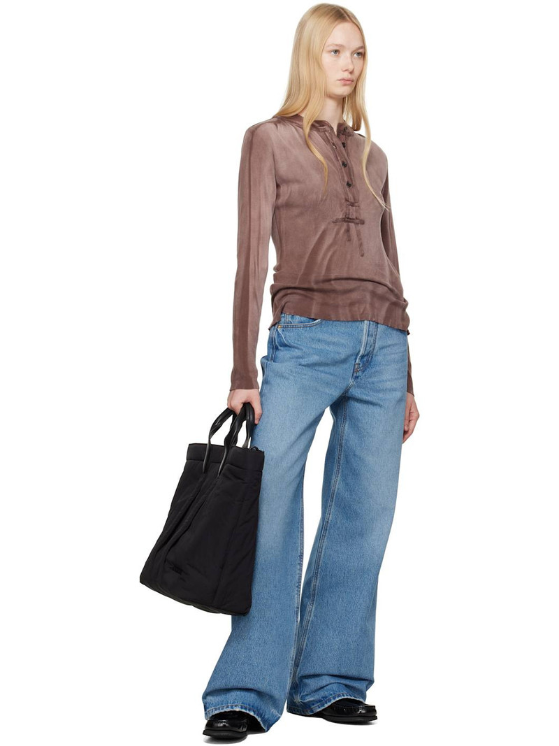 JACQUEMUS Black La Croisière 'The Batto' Loafers outlook