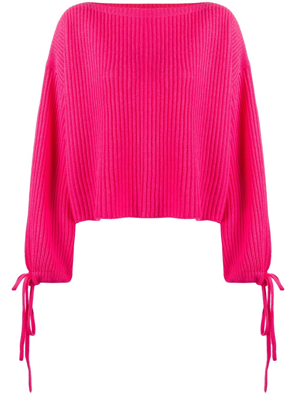 drawstring sleeves jumper - 1