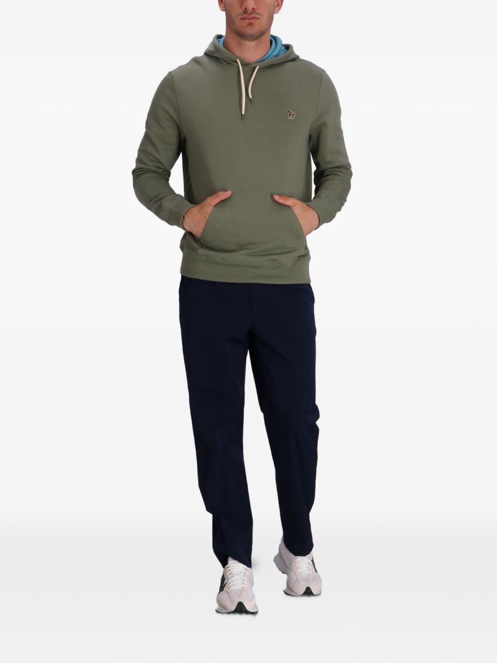 logo-patch hoodie - 2