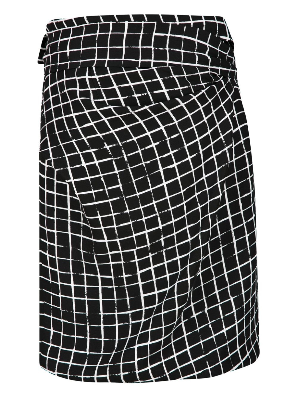 draped midi skirt - 3