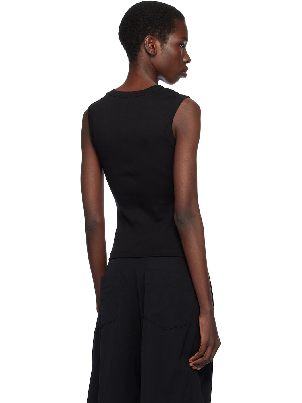 Black Dewi Tank Top - 3