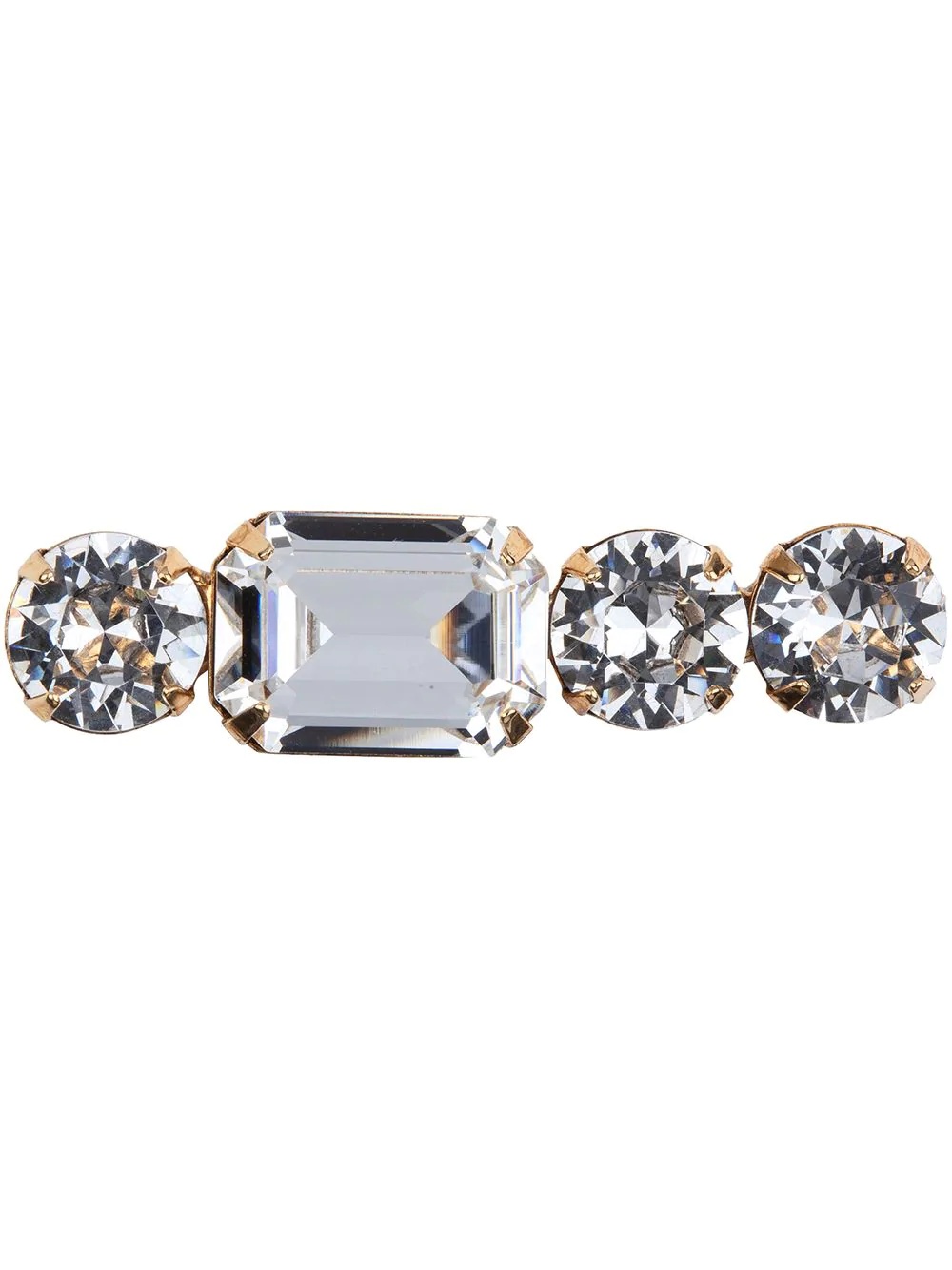 Lenora crystal-embellished hair clip - 1