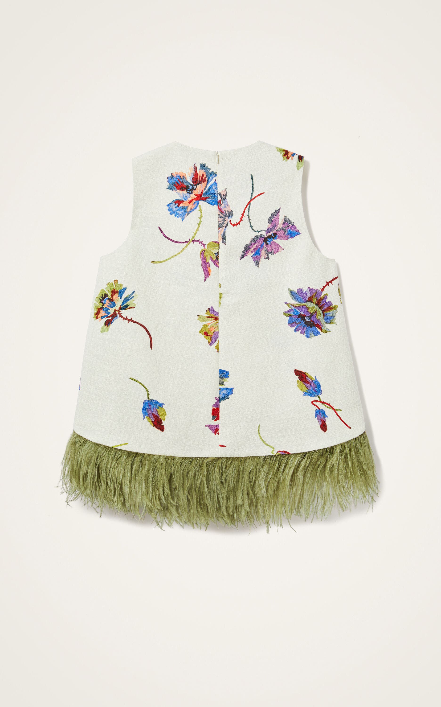 La DoubleJ La Scala Top With Feathers Infiorata White at Nordstrom - 3