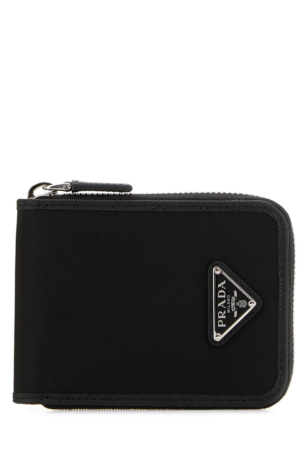 Prada Men Black Fabric Wallet - 1