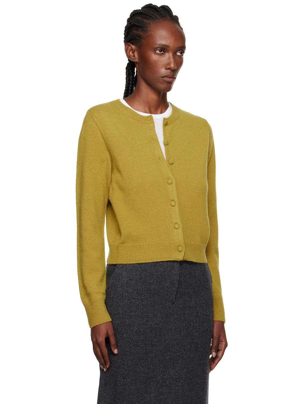 Green Diene Round Cardigan - 2
