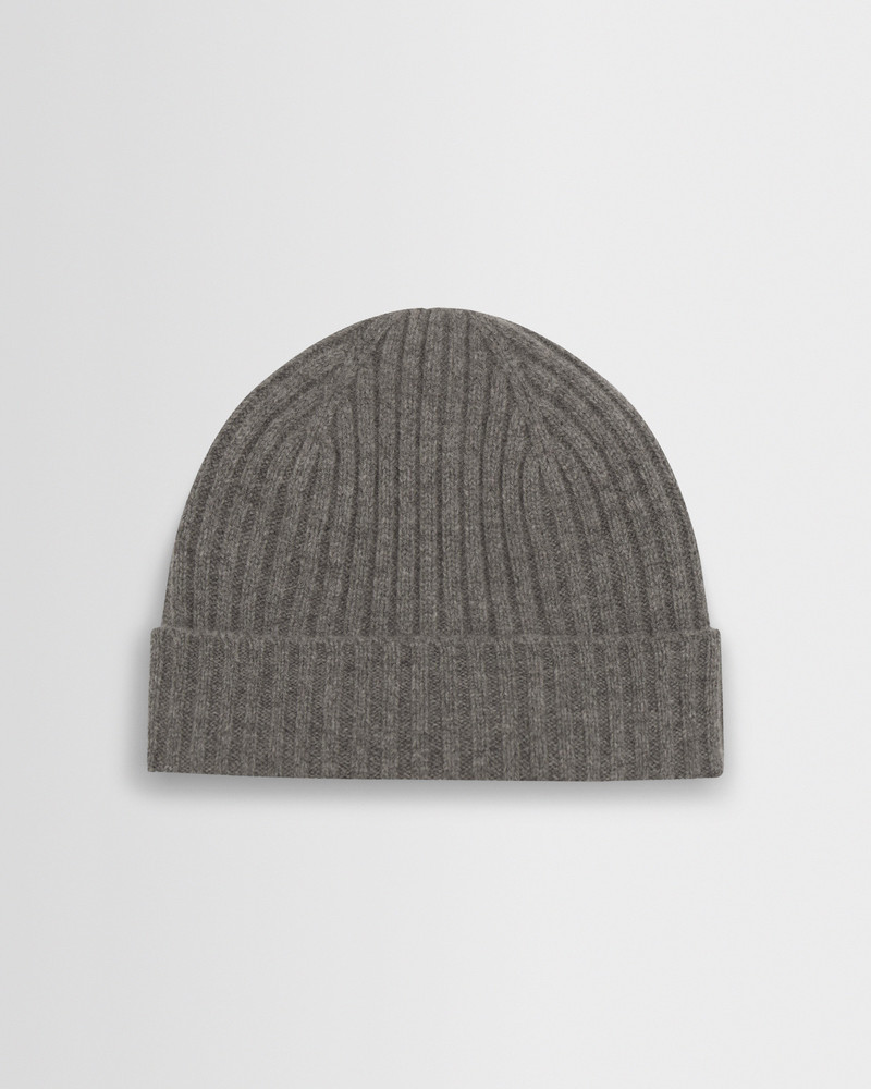 Belvoir - Grey Wool Fisherman Beanie 1