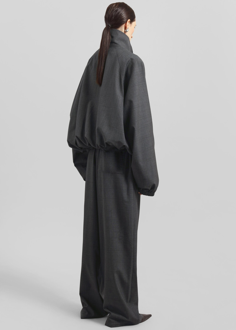 Baxter Plaid Track Pants - Dark Grey 10
