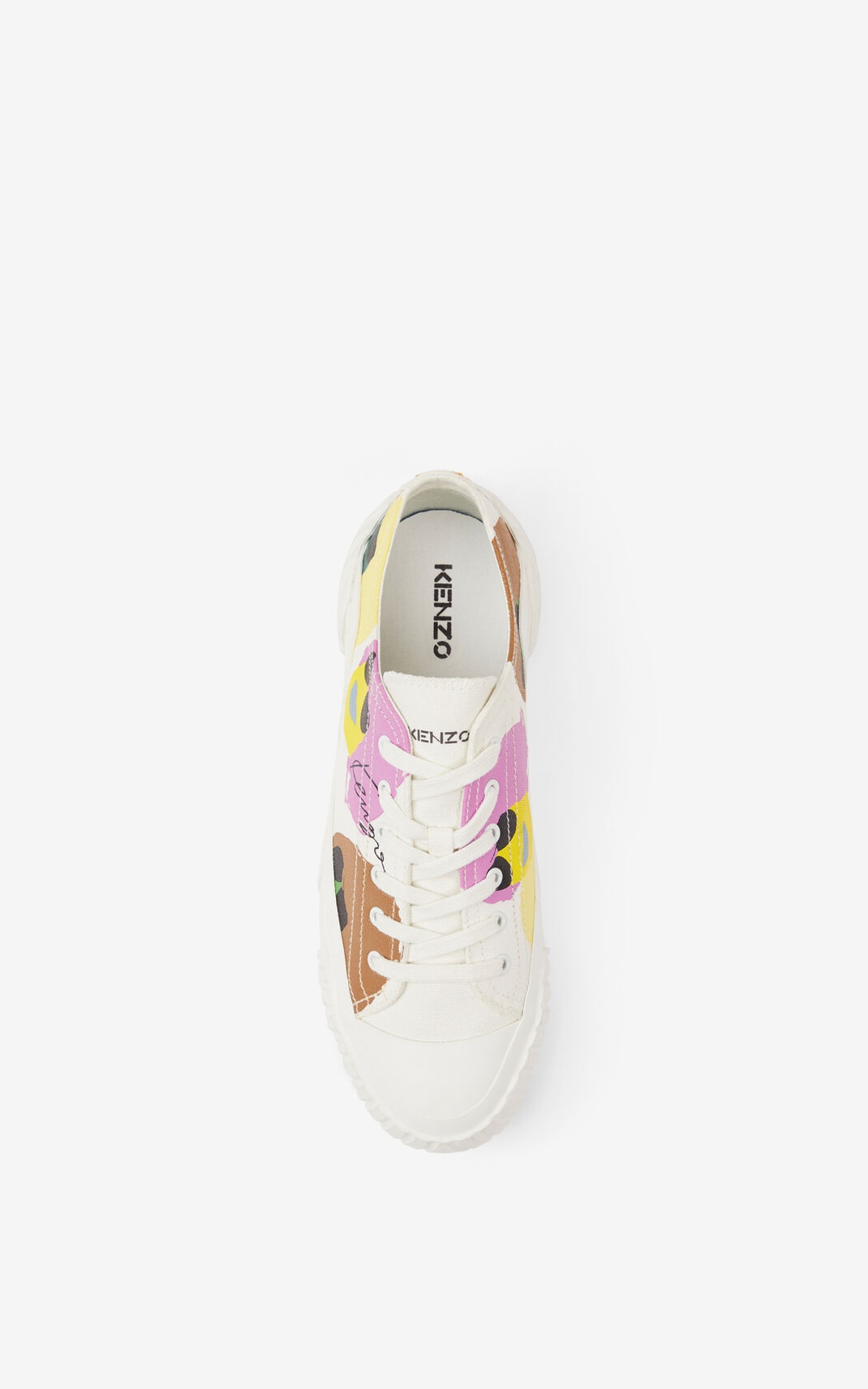 'KENZO Tribute' canvas trainers - 4