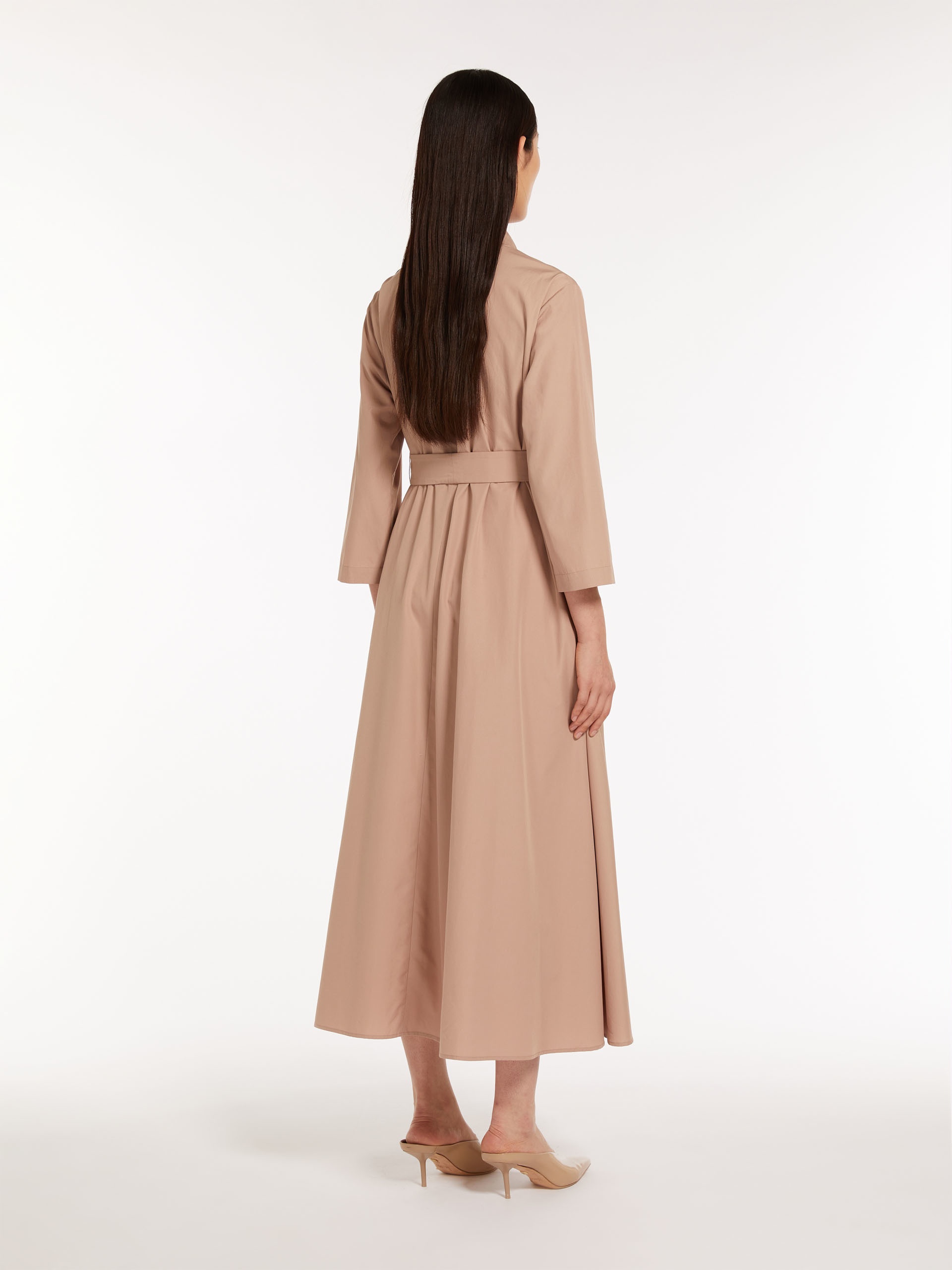ワンピース S MAX MARA MUD POPLIN OLIMPIA SHIRT DRESS Max Mara - Olimpia cotton shirt dress Max Mara