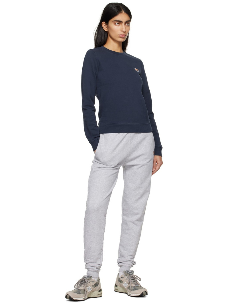 Maison Kitsuné Navy Fox Head Sweatshirt outlook