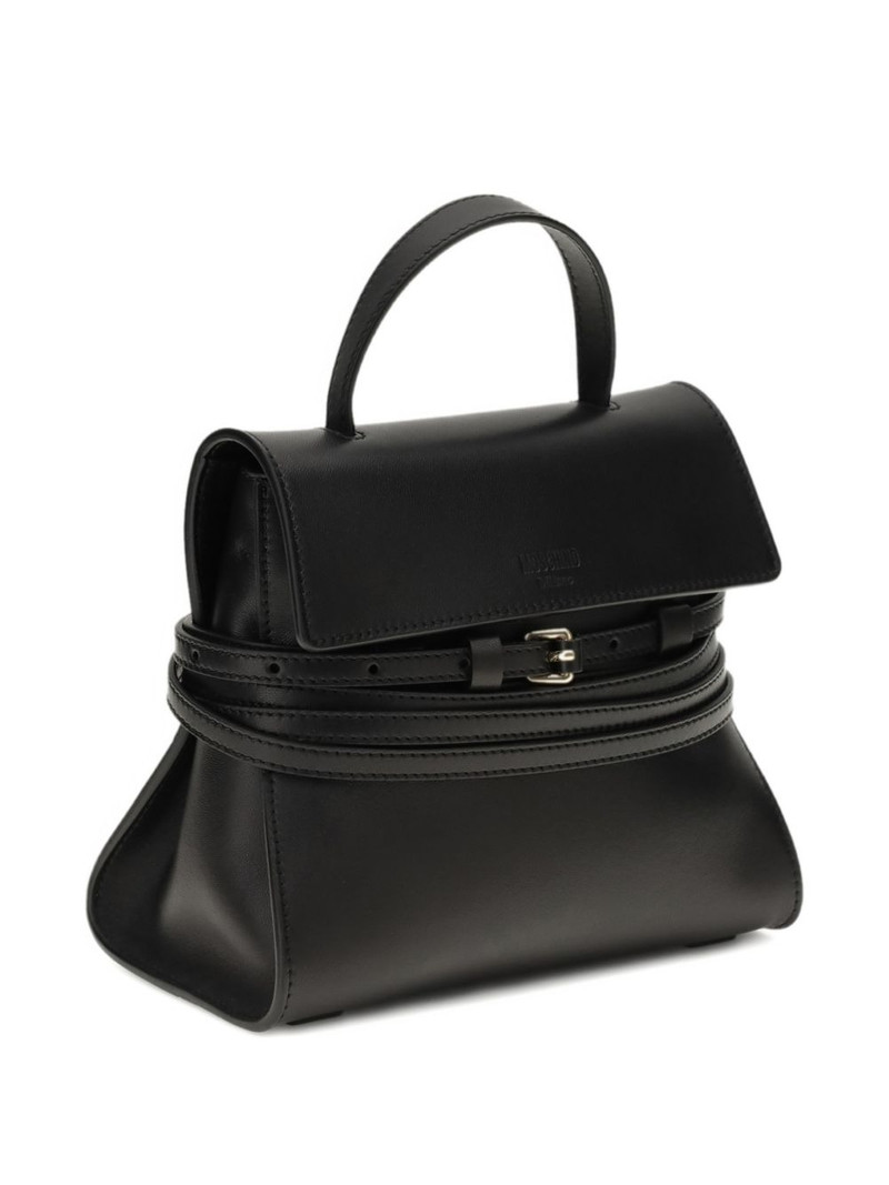 Moschino buckle leather tote bag outlook