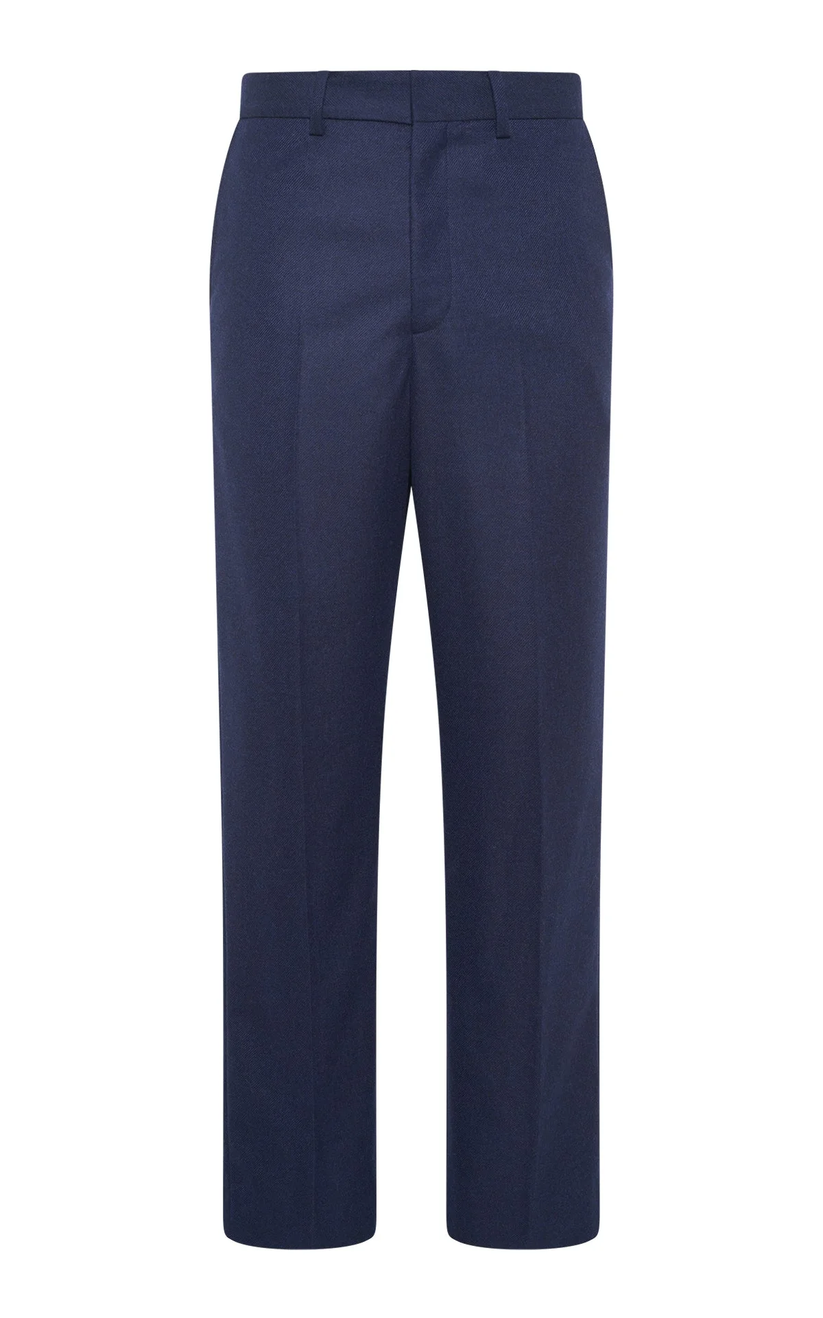 Harold Trouser in Navy Virgin Wool Cashmere - 1
